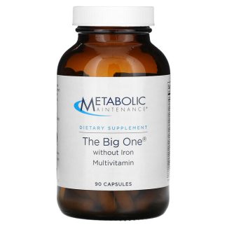 Metabolic Maintenance, The Big One without Iron Multivitamin, 90 Capsules