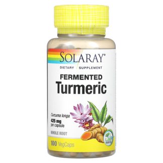 Solaray, Fermented Turmeric, 425 mg, 100 VegCaps
