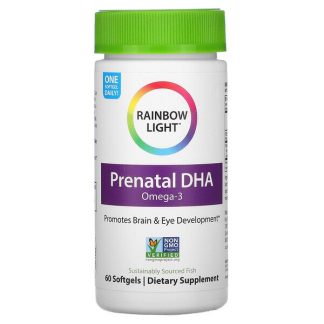 Rainbow Light, Prenatal DHA, Omega-3, 60 Softgels