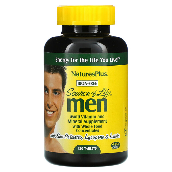 NaturesPlus, Source of Life, Men, Multi-Vitamin and Mineral Supplement ...