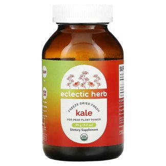 Eclectic Institute, Freeze Dried Fresh, Kale, 3.2 oz (90 g)