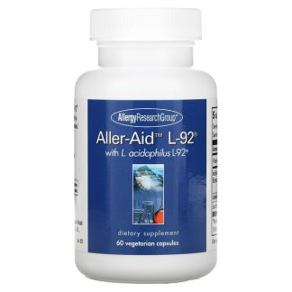 Allergy Research Group, Aller-Aid L-92 with L. Acidophilus L-92, 60 Vegetarian Capsules