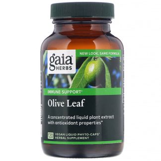 Gaia Herbs, Olive Leaf, 120 Vegan Liquid Phyto-Caps