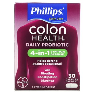 Phillip's, Colon Health Daily Probiotic Supplement, 30 Capsules