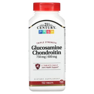 21st Century, Glucosamine Chondroitin, Triple Strength, 150 Tablets