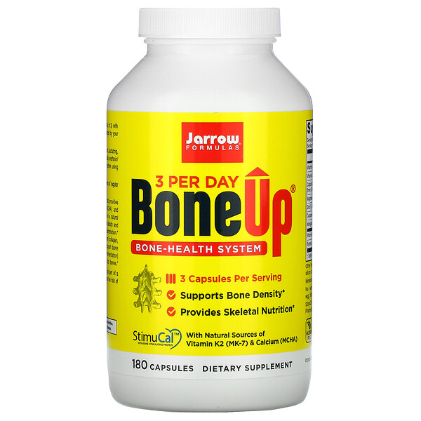 Jarrow Formulas, Bone-Up, 180 Capsules 1 Jarrow Formulas, Bone-Up, 180 Capsules