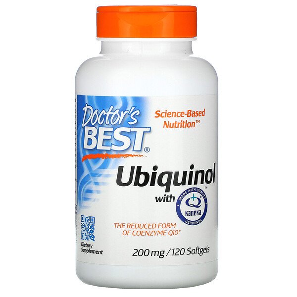 Doctor's Best, Ubiquinol with Kaneka, 200 mg, 120 Softgels 1 Doctor's Best, Ubiquinol with Kaneka, 200 mg, 120 Softgels