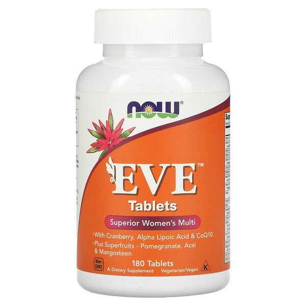 NOW Foods, EVE, Superior Women's Multi, 180 Tablets 1 NOW Foods, EVE, Superior Women's Multi, 180 Tablets
