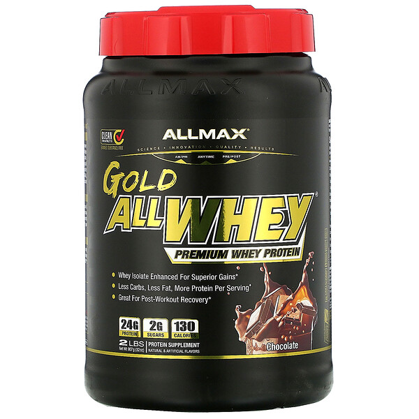 ALLMAX Nutrition, AllWhey Gold, 100 Whey Protein + Premium Whey
