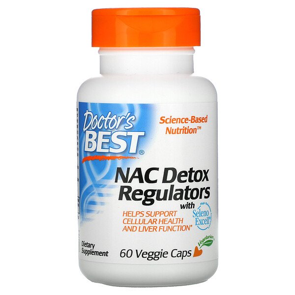 Doctor's Best, NAC Detox Regulators, 60 Veggie Caps 1 Doctor's Best, NAC Detox Regulators, 60 Veggie Caps