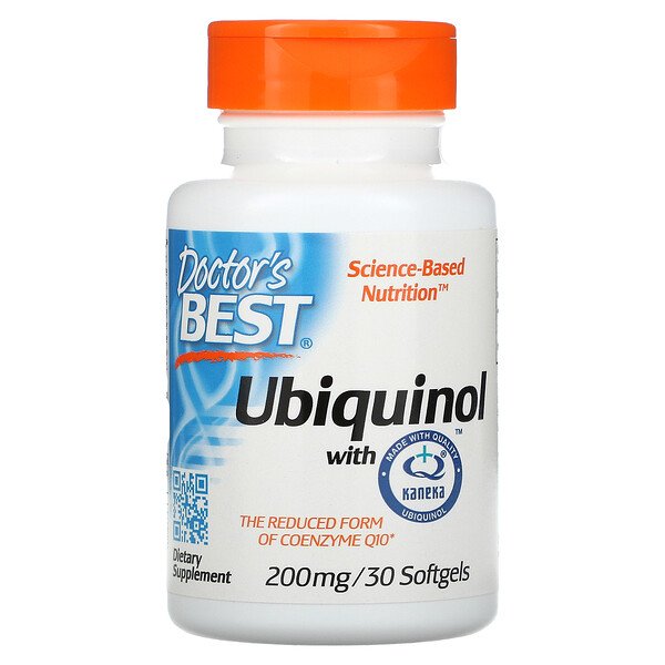 Doctor's Best, Ubiquinol with Kaneka, 200 mg, 30 Softgels 1 Doctor's Best, Ubiquinol with Kaneka, 200 mg, 30 Softgels