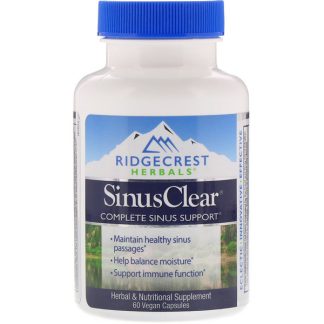 RidgeCrest Herbals, SinusClear, 60 Vegan Capsules