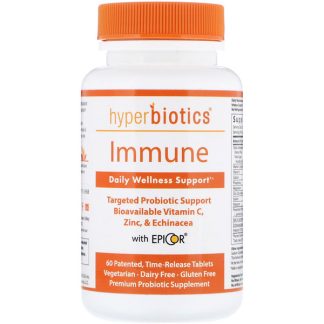 Hyperbiotics, Immune, Daily Wellness Support, 60 Time-Release Tablets