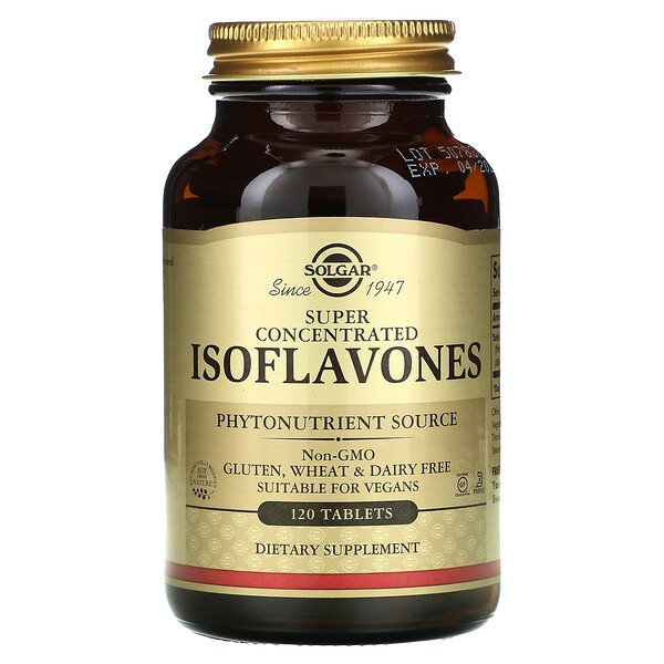 Solgar, Isoflavones, Super Concentrated , 120 Tablets 1 Solgar, Isoflavones, Super Concentrated , 120 Tablets