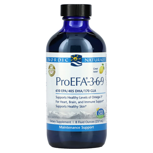 Nordic Naturals, ProEFA - 3-6-9, Lemon, 8 fl oz (237 ml) 1 Nordic Naturals, ProEFA - 3-6-9, Lemon, 8 fl oz (237 ml)