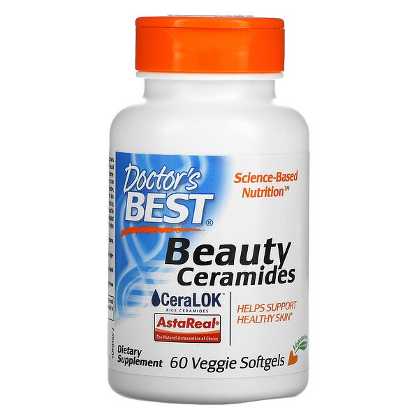 Doctor's Best, Beauty Ceramides, 60 Veggie Softgels 1 Doctor's Best, Beauty Ceramides, 60 Veggie Softgels