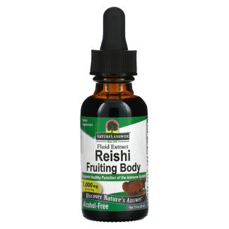 Nature's Answer, Reishi Fruiting Body, Alcohol-Free, 1,000 mg, 1 fl oz (30 ml)