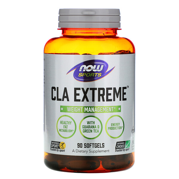 NOW Foods, Sports, CLA Extreme, 90 Softgels 1 NOW Foods, Sports, CLA Extreme, 90 Softgels