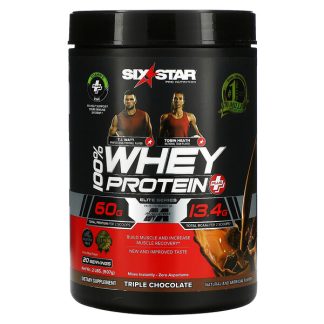 Muscletech, Elite Series, 100% Whey Protein Plus, Triple Chocolate, 2 lbs ( 907 g)