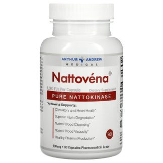 Arthur Andrew Medical, Nattovena, Pure Nattokinase, 200 mg, 90 Capsules