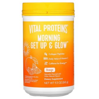Vital Proteins, Morning Get Up & Glow, Orange , 9.3 oz (265 g)