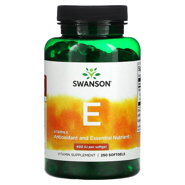 Swanson, Vitamin E, 400 IU, 250 SoftgelsSingapore
