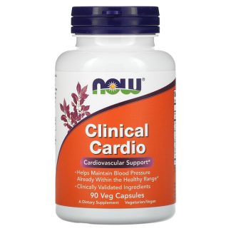 NOW Foods, Clinical Cardio, Cardiovascular Support, 90 Veg Capsules