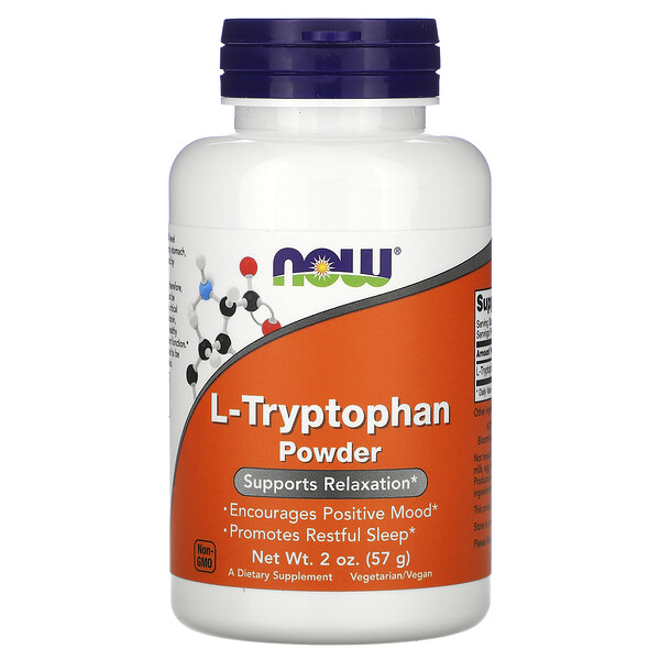 NOW Foods, L-Tryptophan Powder, 2 oz (57 g) 1 NOW Foods, L-Tryptophan Powder, 2 oz (57 g)