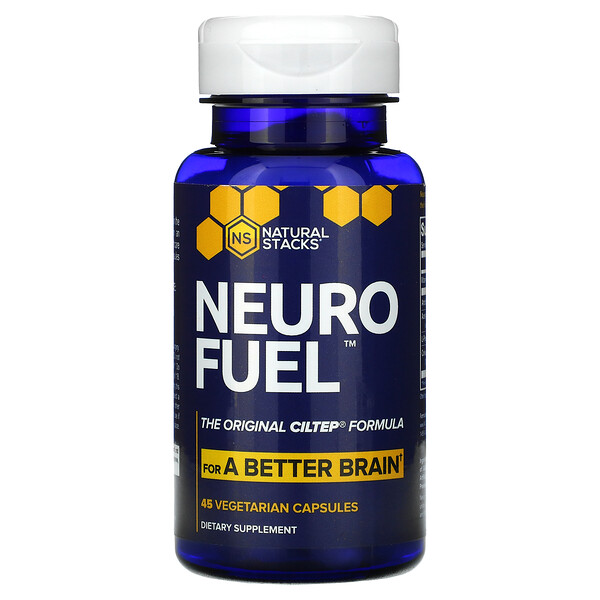 Natural Stacks, Neuro Fuel, 45 Vegetarian Capsules 1 Natural Stacks, Neuro Fuel, 45 Vegetarian Capsules