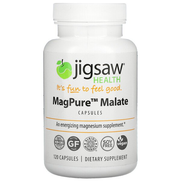 Jigsaw Health, MagPure Malate, 120 Capsules 1 Jigsaw Health, MagPure Malate, 120 Capsules