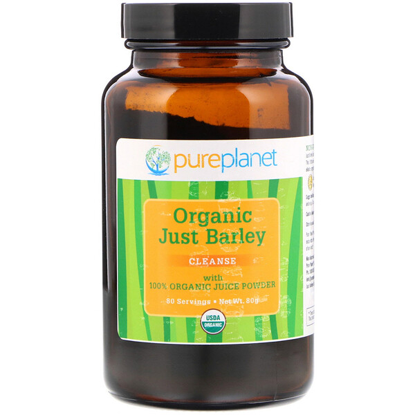 Pure Planet, Organic Just Barley, 80 g 1 Pure Planet, Organic Just Barley, 80 g