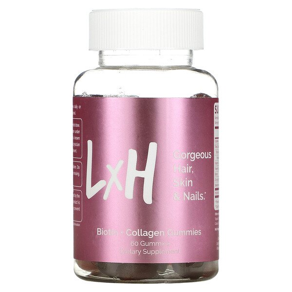 LxH, Biotin + Collagen Gummies, 60 Gummies 1 LxH, Biotin + Collagen Gummies, 60 Gummies