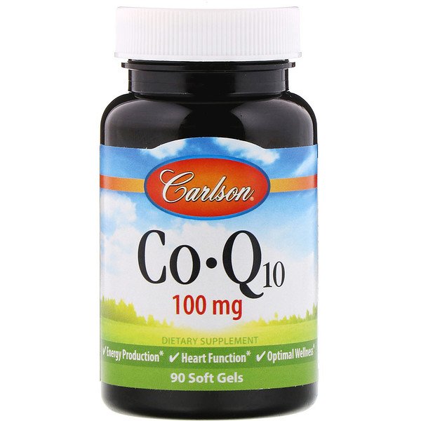 Carlson Labs, CoQ10, 100 mg, 90 Soft Gels 1 Carlson Labs, CoQ10, 100 mg, 90 Soft Gels
