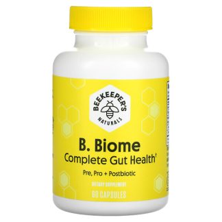 Beekeeper's Naturals, B. Biome, Complete Gut Health, 60 Capsules