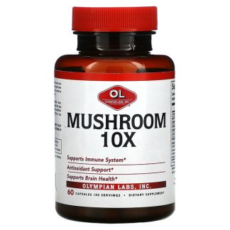 Olympian Labs, Mushroom 10X, 60 Capsules