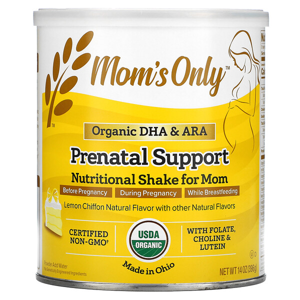 Nature's One, Mom's Only, Prenatal Support, Nutritional Shake for Mom, Lemon Chiffon, 14 oz (396 g) 1 Nature's One, Mom's Only, Prenatal Support, Nutritional Shake for Mom, Lemon Chiffon, 14 oz (396 g)