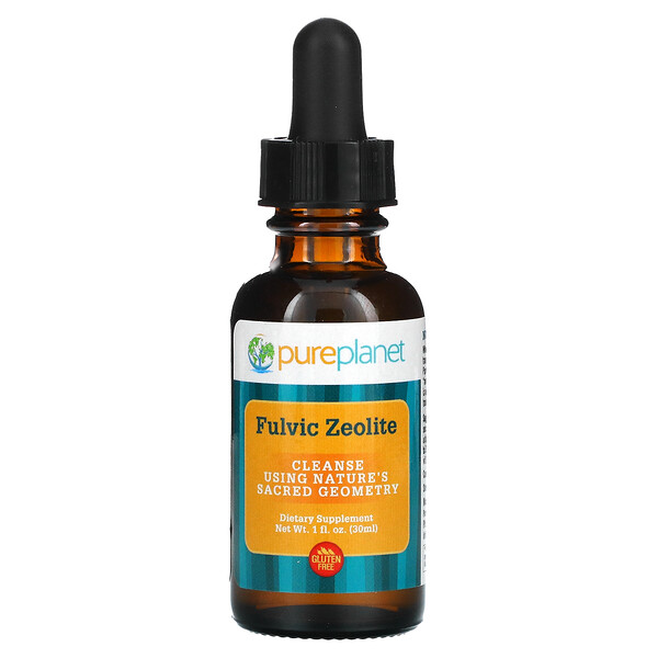 Pure Planet, Fulvic Zeolite, 1 fl oz (30 ml) 1 Pure Planet, Fulvic Zeolite, 1 fl oz (30 ml)