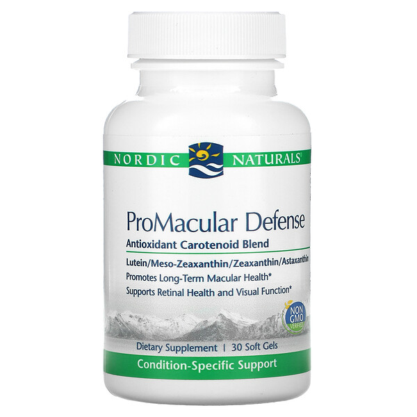 Nordic Naturals, ProMacular Defense, 30 Soft Gels 1 Nordic Naturals, ProMacular Defense, 30 Soft Gels