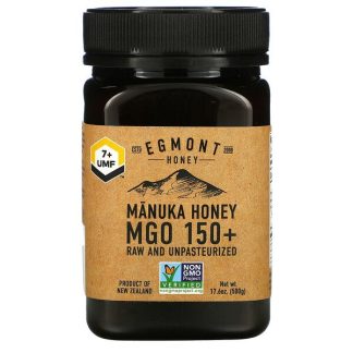 Egmont Honey, Manuka Honey, Raw And Unpasteurized, 150+ MGO, 17.6 oz (500 g)