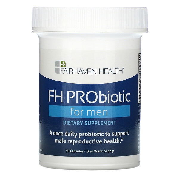 Fairhaven Health, FH PRObiotic for Men, 30 Capsules 1 Fairhaven Health, FH PRObiotic for Men, 30 Capsules