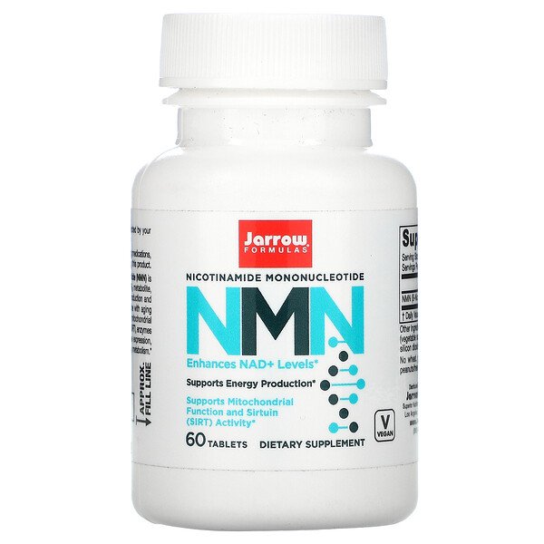 Jarrow Formulas, NMN, Nicotinamide Mononucleotide, 60 Tablets 1 Jarrow Formulas, NMN, Nicotinamide Mononucleotide, 60 Tablets