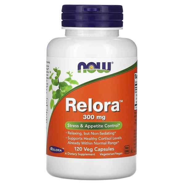 NOW Foods, Relora, 300 mg, 120 Veg Capsules 1 NOW Foods, Relora, 300 mg, 120 Veg Capsules