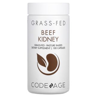 CodeAge, Grass-Fed Beef Kidney, 180 Capsules