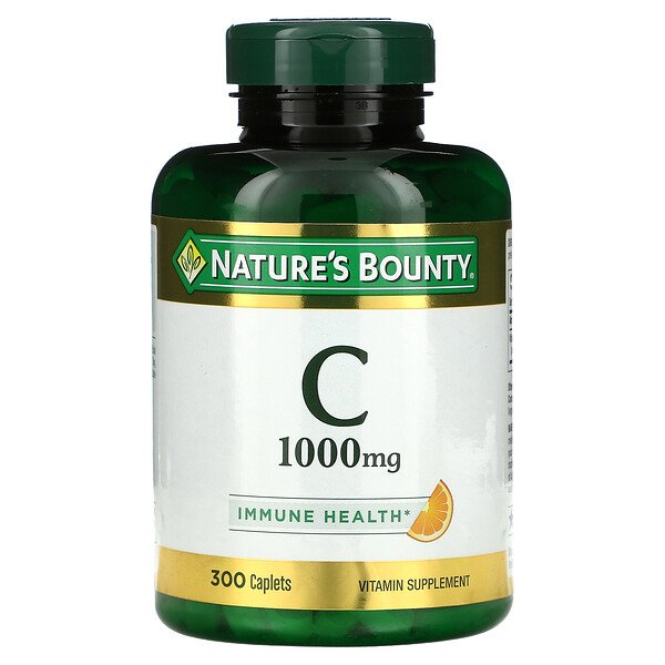 Nature's Bounty, Vitamin C, 1,000 mg, 300 Caplets 1 Nature's Bounty, Vitamin C, 1,000 mg, 300 Caplets
