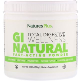 NaturesPlus, GI Natural Fast-Acting Powder, 0.38 lb (174 g)