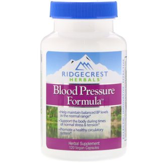 RidgeCrest Herbals, Blood Pressure Formula, 120 Vegan Capsules