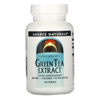 Source Naturals, Green Tea Extract, 500 mg, 120 Tablets