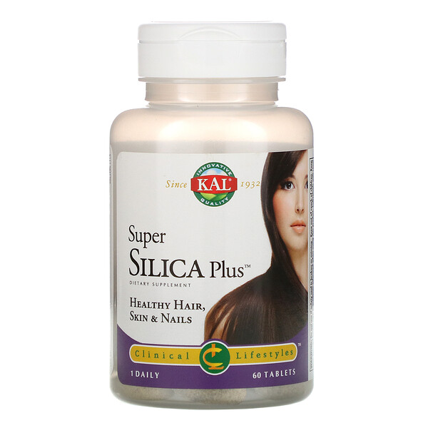 KAL, Super Silica Plus, 60 Tablets 1 KAL, Super Silica Plus, 60 Tablets